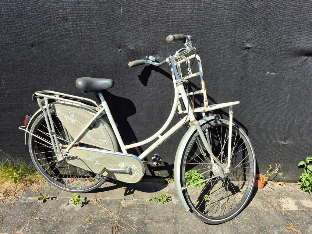 Fiets merk van gazelle. Stevige fiets met achteruit trapper, Ophalen