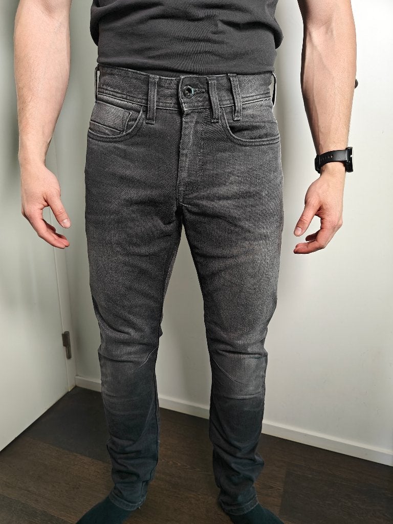 REV’IT! Detroit 2 TF motorjeans W28/L34 + knie/heupprotectie, Ophalen, Heren, REV’IT! (Revit), Broek | textiel