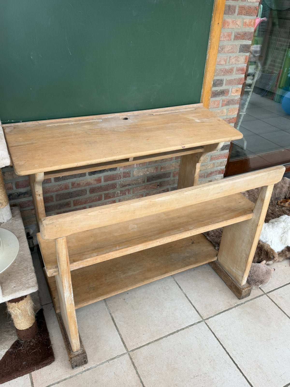 Oude schoolbank, Ophalen, Zo goed als nieuw