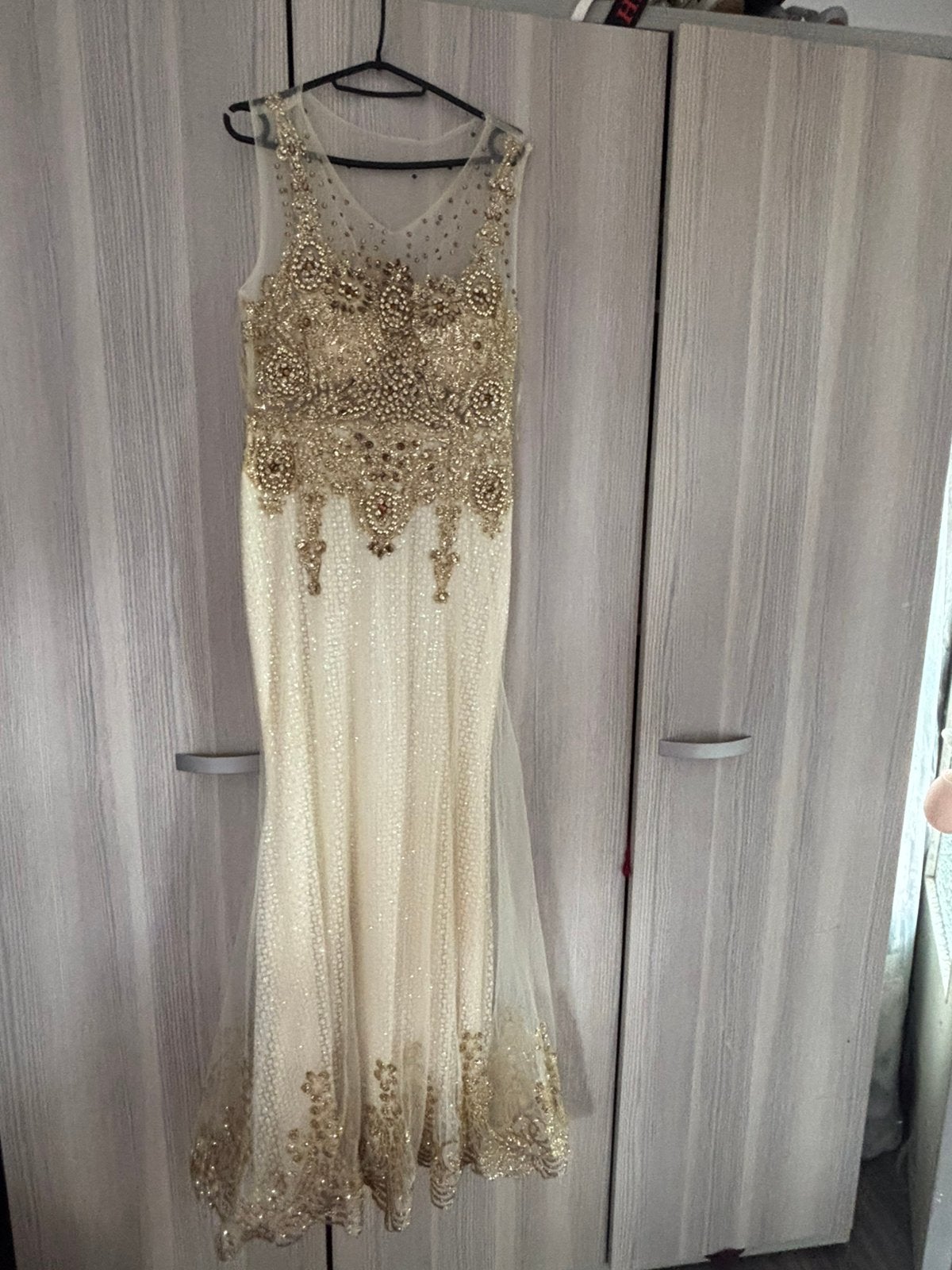 feest jurk, Kleding | Dames, Ophalen, Zo goed als nieuw, Maat 42/44 (L)