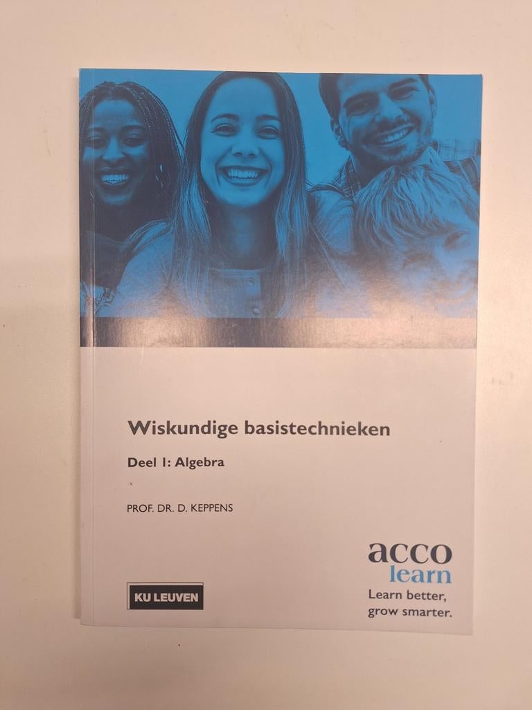 Dirk Keppens - Wiskundige basistechnieken, Boeken, Ophalen of Verzenden, Dirk Keppens