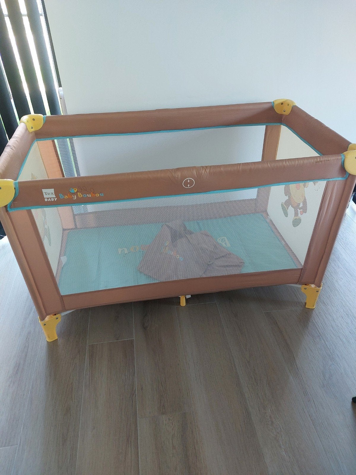Babybox / reisbedje Tex Baby  met matje en opbergtas, Ophalen