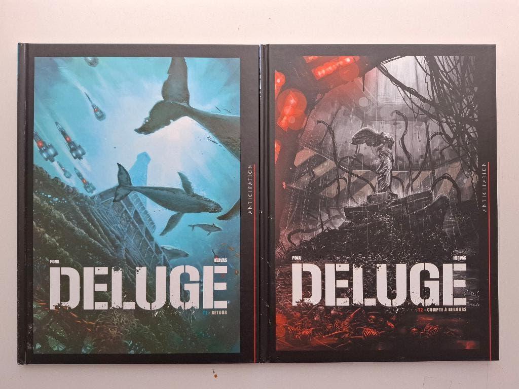 DELUGE TOMES 1 ET 2 SERIE COMPLETE TBE TOUS EO, Complete serie of reeks, Ophalen of Verzenden, Zo goed als nieuw