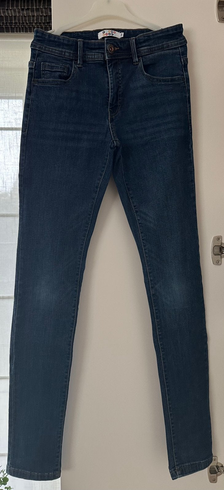 Blauwe jongensjeans JBC Fish and Chips maat 158 nieuwstaat, Ophalen of Verzenden, Zo goed als nieuw