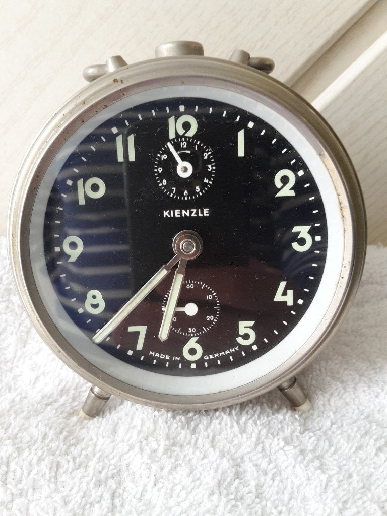 Oude Kienzle opwindbare / mechanische wekker, in prima staat, Ophalen of Verzenden
