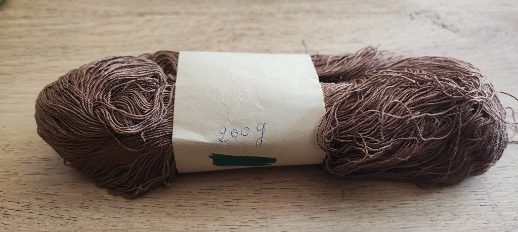 breikatoen bruin 200 gram, Hobby en Vrije tijd, Ophalen of Verzenden, Zo goed als nieuw