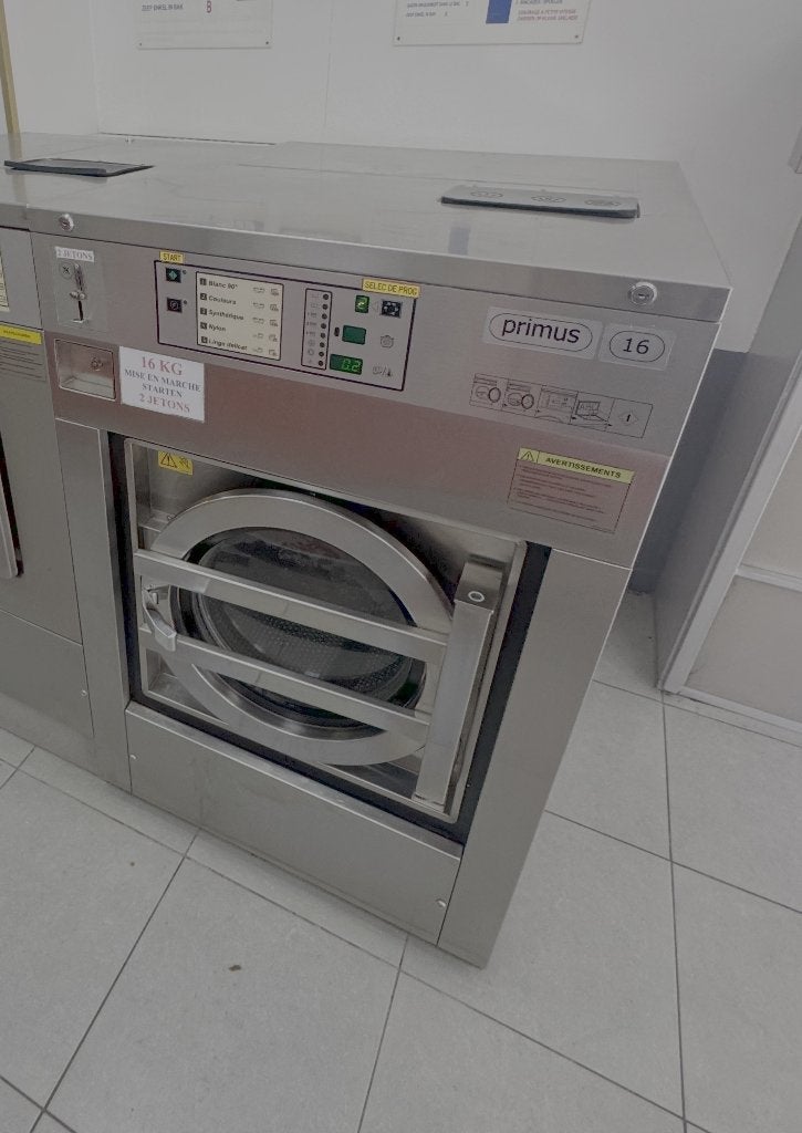 Primus FS16 Machine à laver professionnelle, Elektronische apparatuur, Ophalen, Gebruikt, 10 kg of meer, 1600 toeren of meer