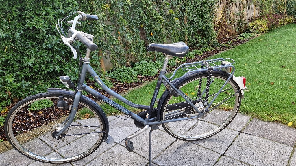 Damesfiets Batavus 7 versnellingen, Fietsen en Brommers, Ophalen, Gebruikt, Velgrem, Versnellingen