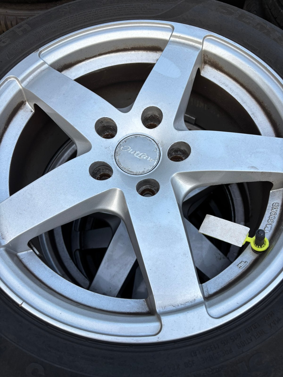 Velgen met banden opel, Auto diversen, Ophalen, Gebruikt