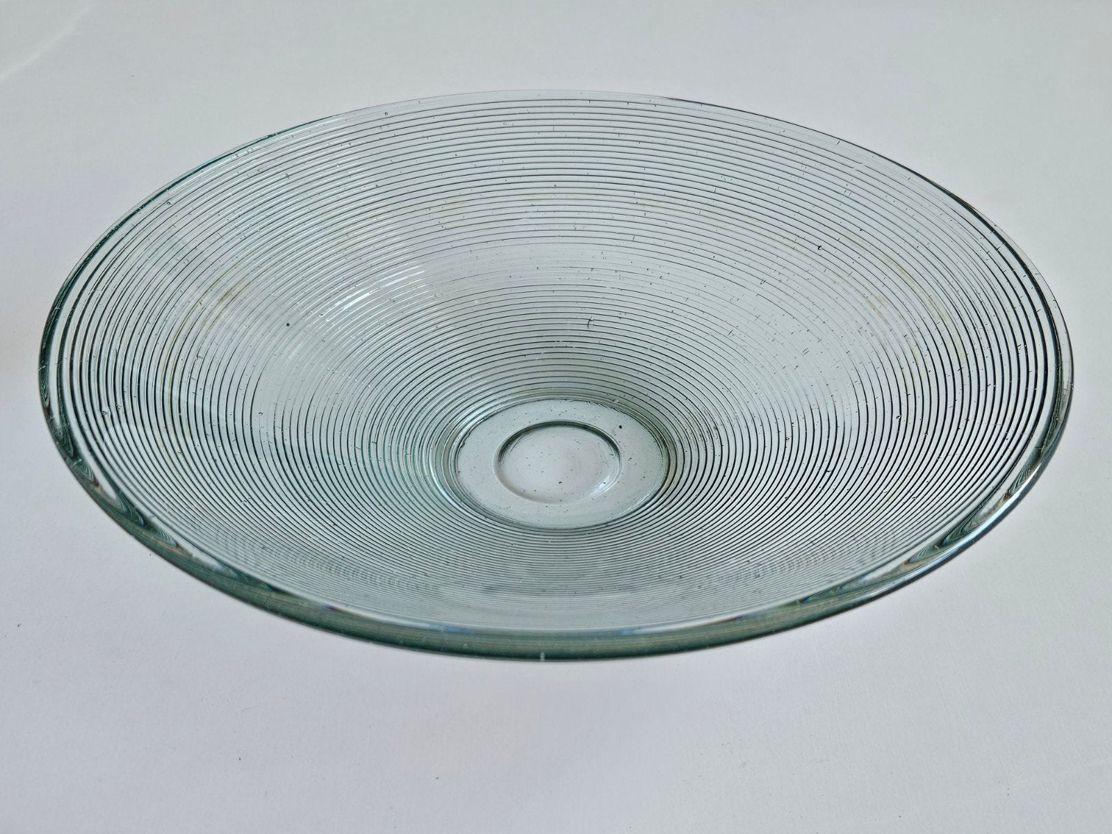 Vintage Arcoroc Aqua Blue Beehive Ribbed Bowl, Ophalen