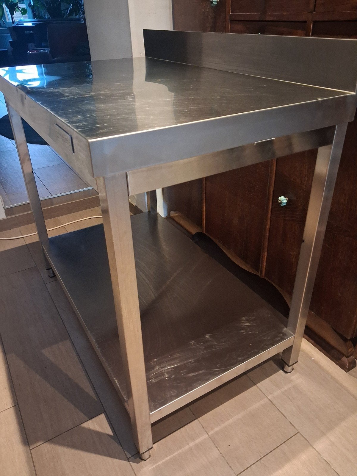 Keukenwerktafel RVS, Ophalen, Gebruikt, Staal of Inox