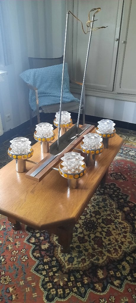 Verlichting vintage, Huis en Inrichting, Ophalen, Gebruikt, Inclusief lichtbron, Vintage