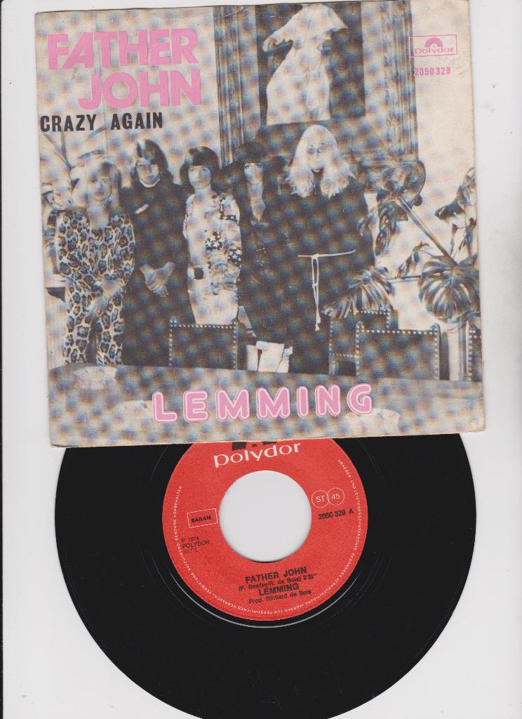 Lemming – Father John   1974   GLAM ROCK, 7 inch, Single, Ophalen of Verzenden, Zo goed als nieuw