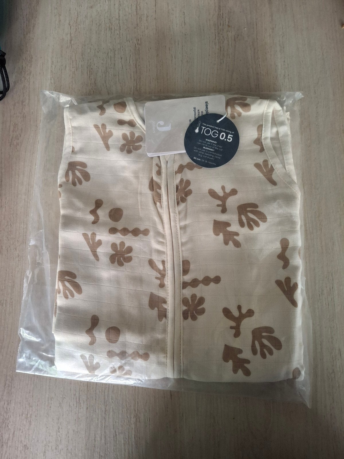 Jollein slaapzak tog 0,5 90cm NIEUW, Enfants & Bébés, Couvertures, Sacs de couchage & Produits pour emmailloter, Enlèvement, Neuf