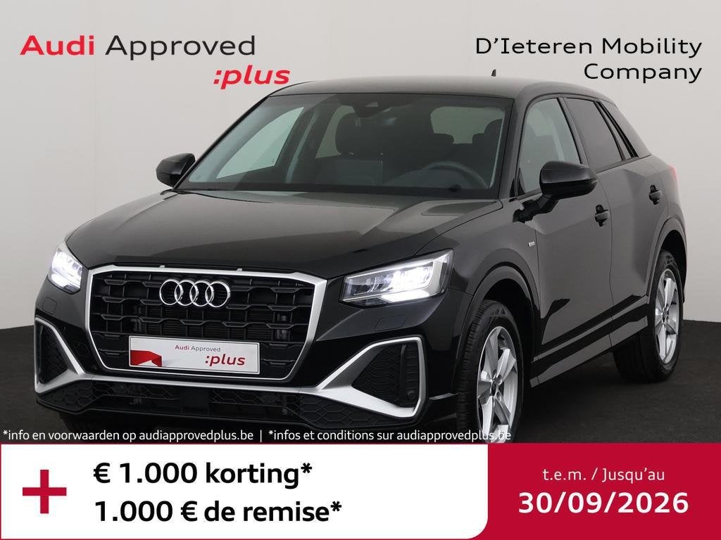 Audi Q2 Q2 35 TFSI Business Edition S line S tronic, Auto's, Automaat, Zwart, https://public.car-pass.be/vhr/37edf27b-833c-40ff-9702-3700ae02cc5f