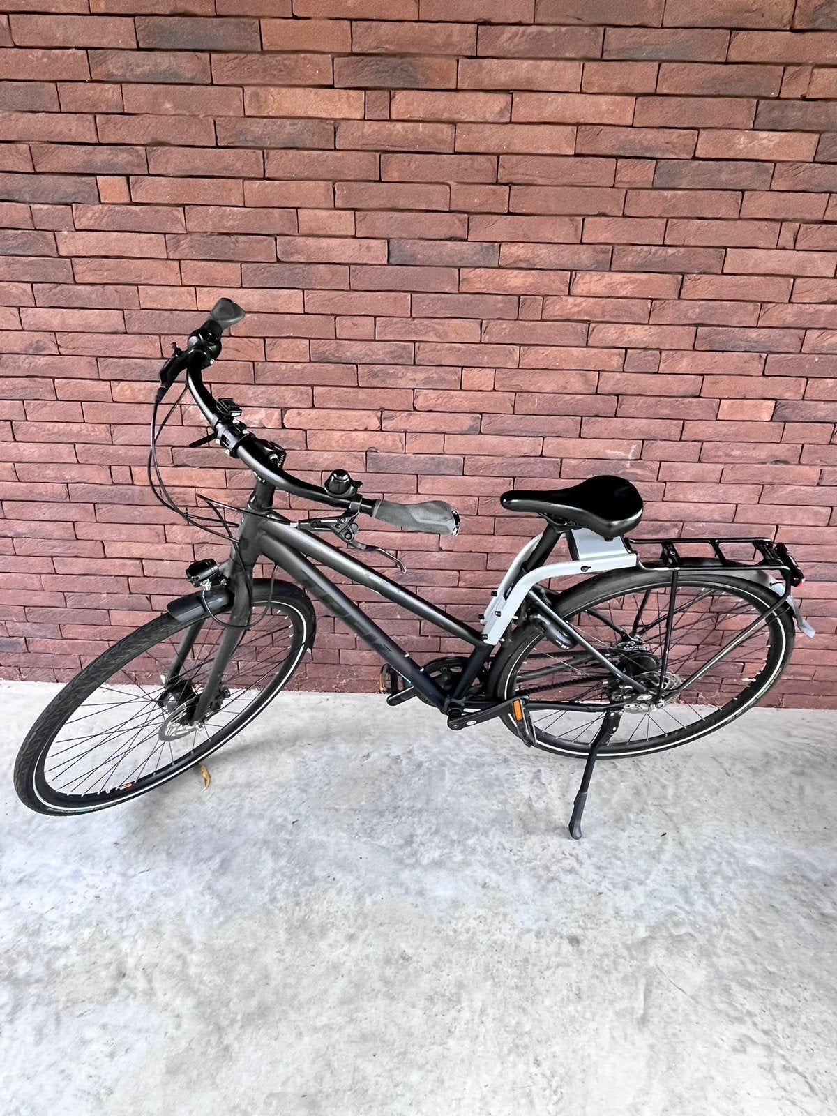 Trek L500 Stagger mat zwart (maat 45 cm) met riemaandrijving, Vélos & Vélomoteurs, Accès (extra) bas, Autres marques, Moins de 47 cm
