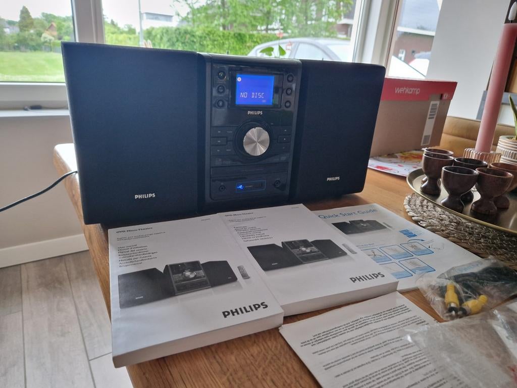 Philips mcd395 dvd-microsysteem / cdspeler / radio, Enlèvement, Comme neuf