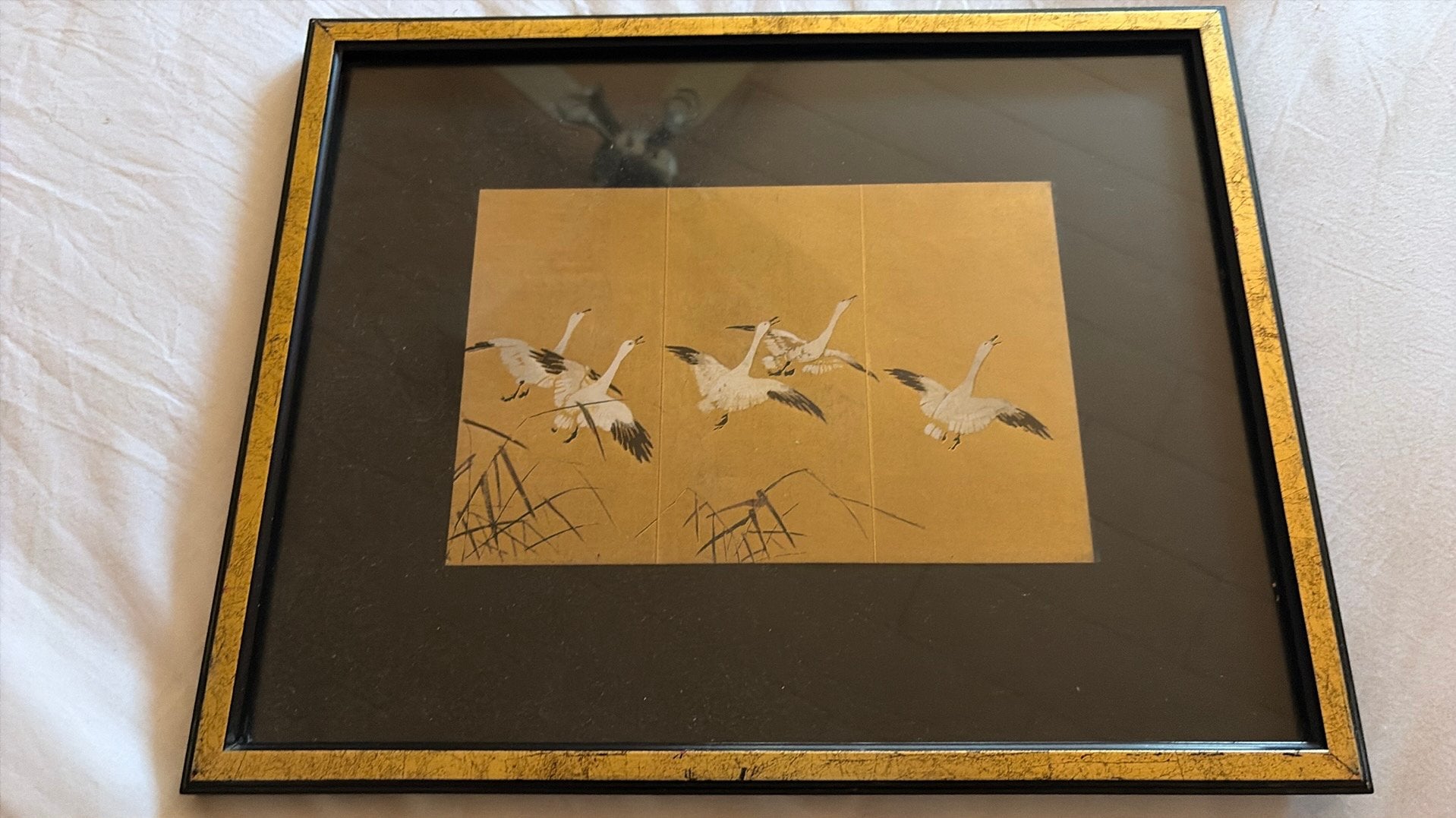 Design kader Zwart / goud, Antiek en Kunst, Ophalen of Verzenden