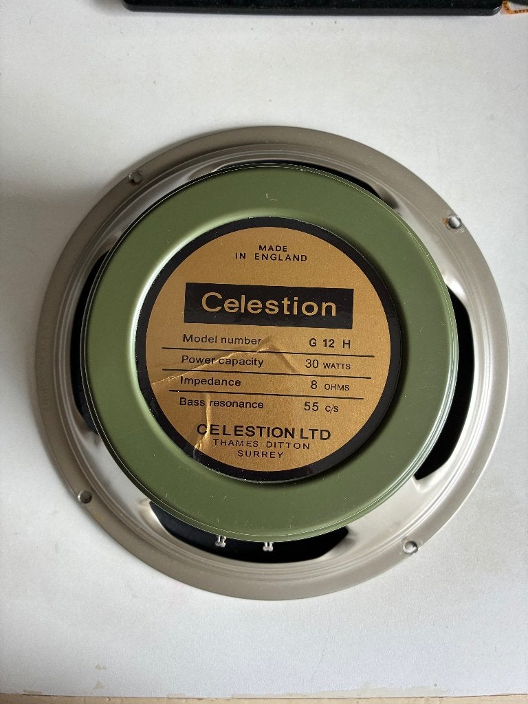 Celestion G12H 12" / 30W, Audio, Tv en Foto, Luidsprekerboxen, Overige typen, Zo goed als nieuw, Minder dan 60 watt, Ophalen