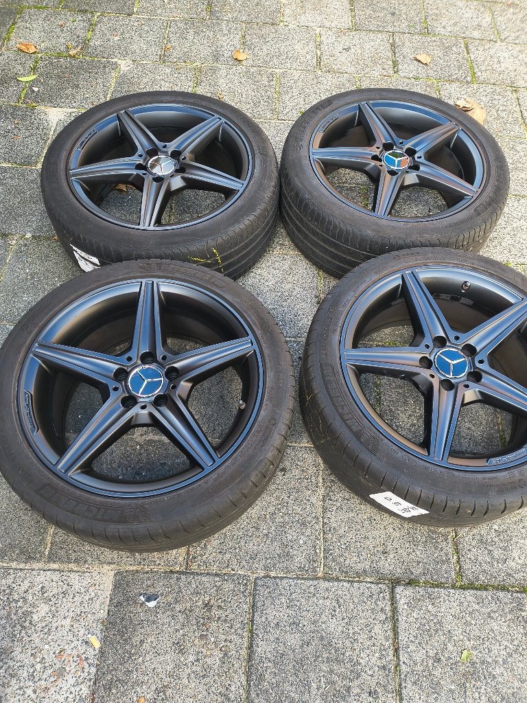 Mercedes velgen 18 inch banden breedset Amg velgen w205 cla, Enlèvement, Utilisé, Audi