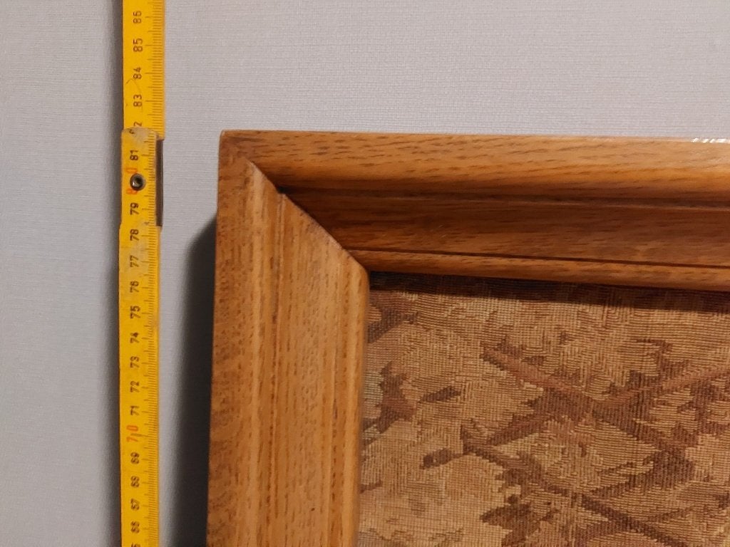 Klassiek langwerpig wandtapijt in houten lijst, Ophalen, Klassiek, Stads- / dorpsgezicht, Ingelijst