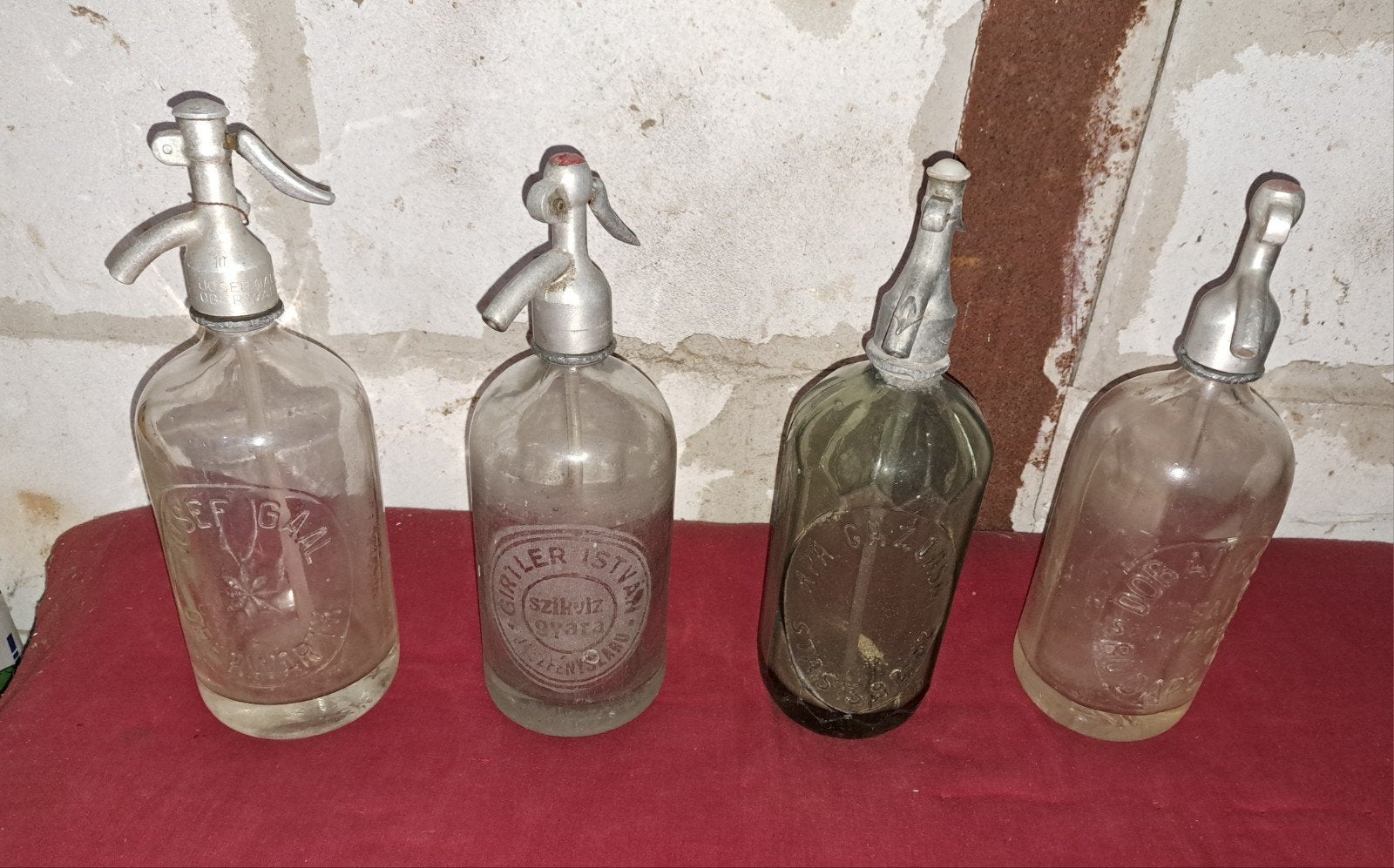 fles flessen oude siphonflessen decoratie, Ophalen of Verzenden