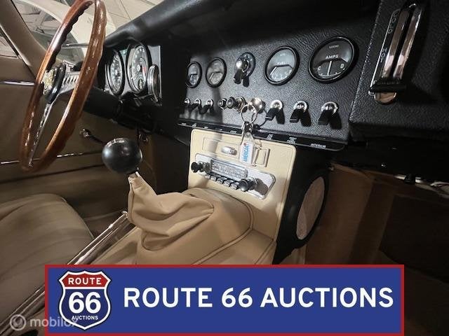 Jaguar E-Type Series 1 | 1966 | Route 66 Auctions, Zwart, Bedrijf, Handgeschakeld, Overige carrosserie