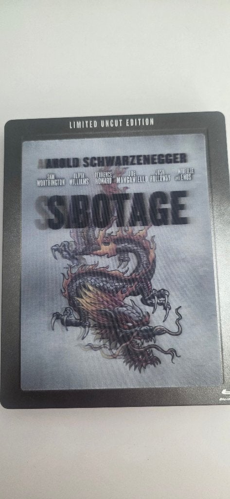 BR - Sabotage STEELBOOK, Cd's en Dvd's, Blu-ray, Film, Actie, Duits, Ophalen of Verzenden