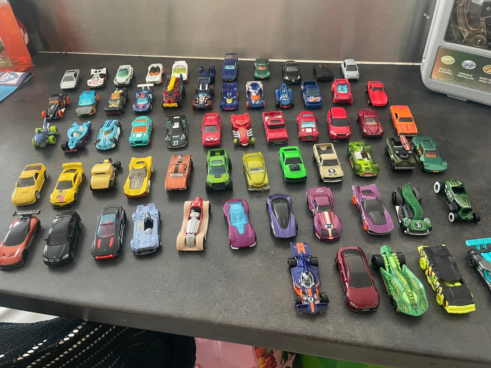 Hotwheels 60 stuks, Ophalen, Gebruikt
