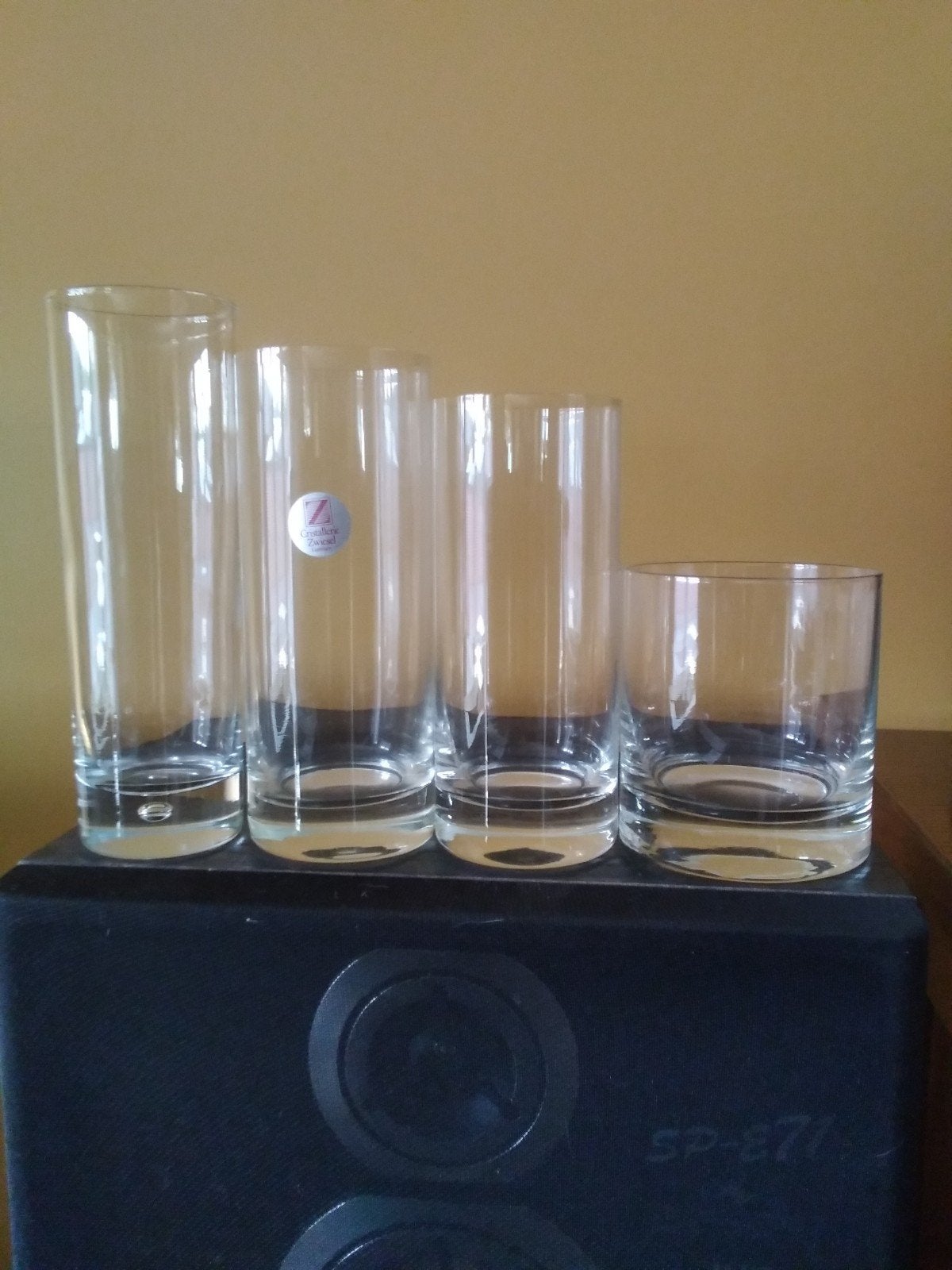 glazen set 4 x 12, Enlèvement