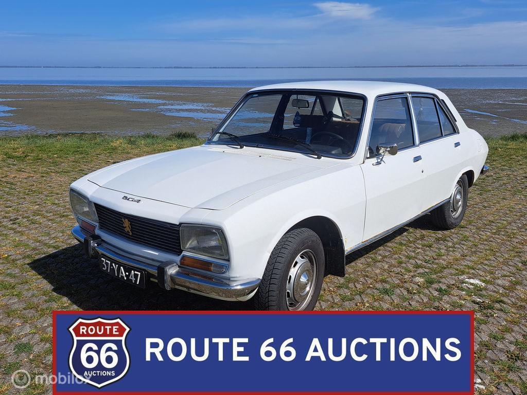 Peugeot 504 GL | 1976 | Route 66 Auctions, Autos, Oldtimers & Ancêtres, Entreprise, Achat, Peugeot, Essence, Autre carrosserie