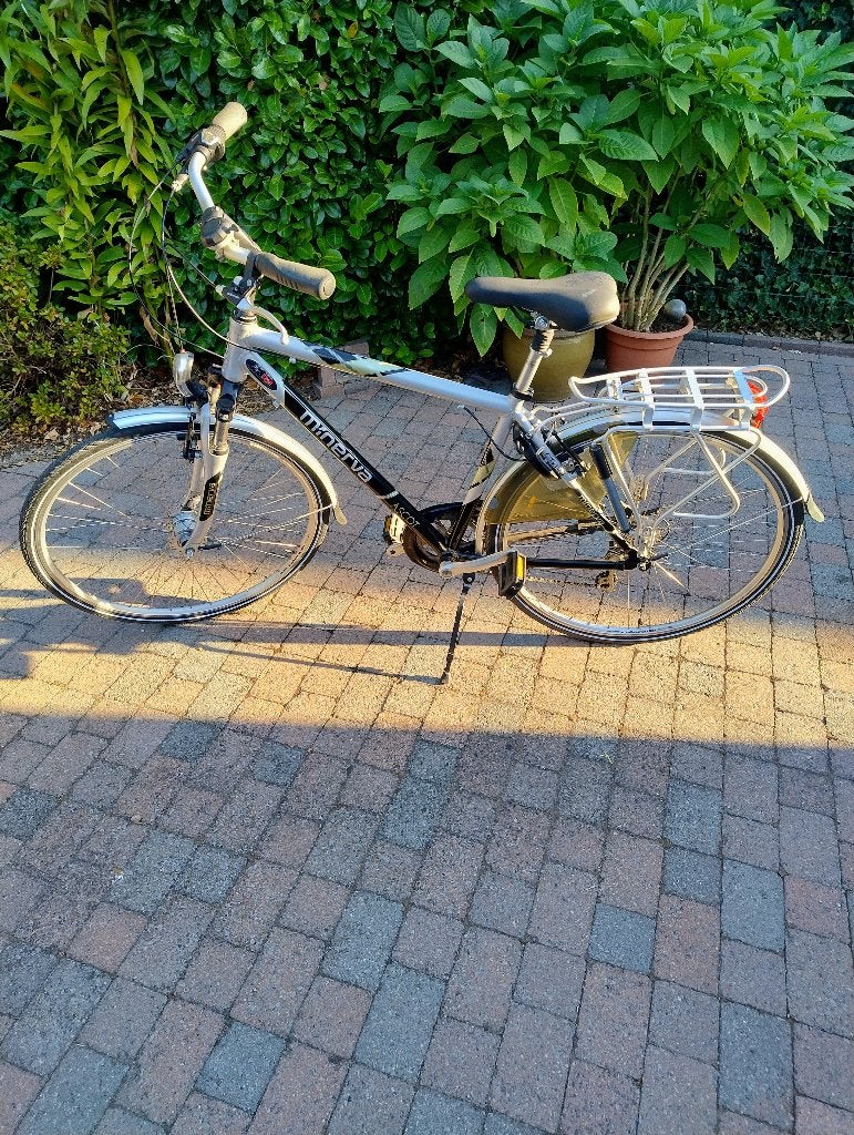 herenfiets minerva, Fietsen en Brommers, Ophalen, Velgrem, Versnellingen, Zo goed als nieuw