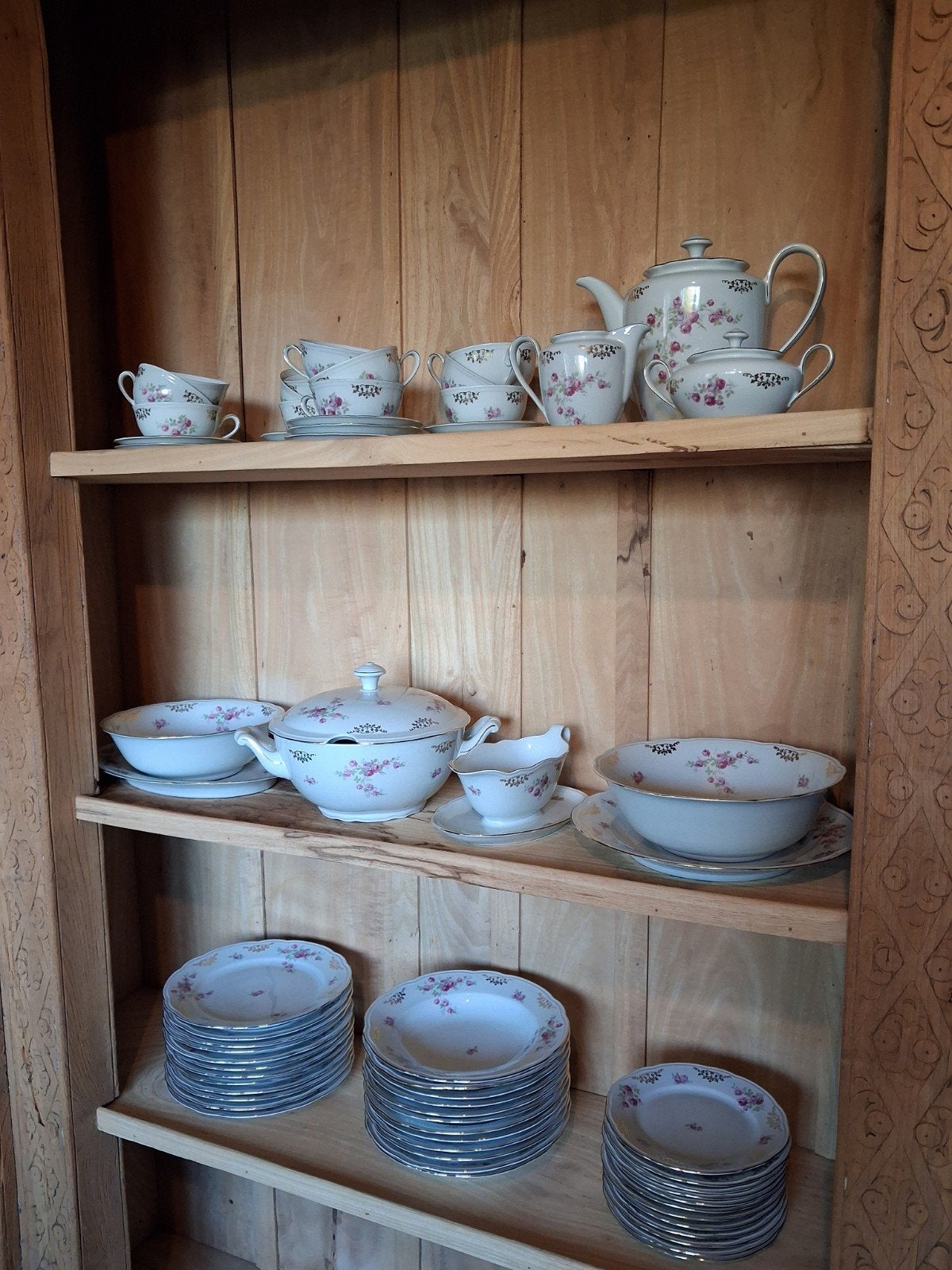 Prachtig vintage porseleinen kahla koffie en diner servies., Antiek en Kunst, Ophalen