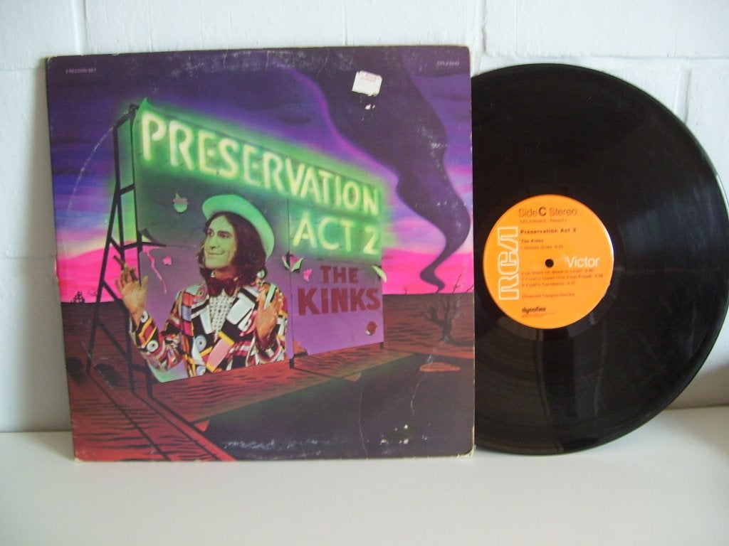 THE KINKS  preservation act 2  ( 2 lps ), Cd's en Dvd's, Vinyl | Rock, Gebruikt, Verzenden, Originele persing, 12 inch