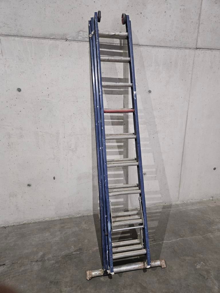 3delige ladder, Ophalen, Ladder, Opvouwbaar of Inschuifbaar, 4 meter of meer