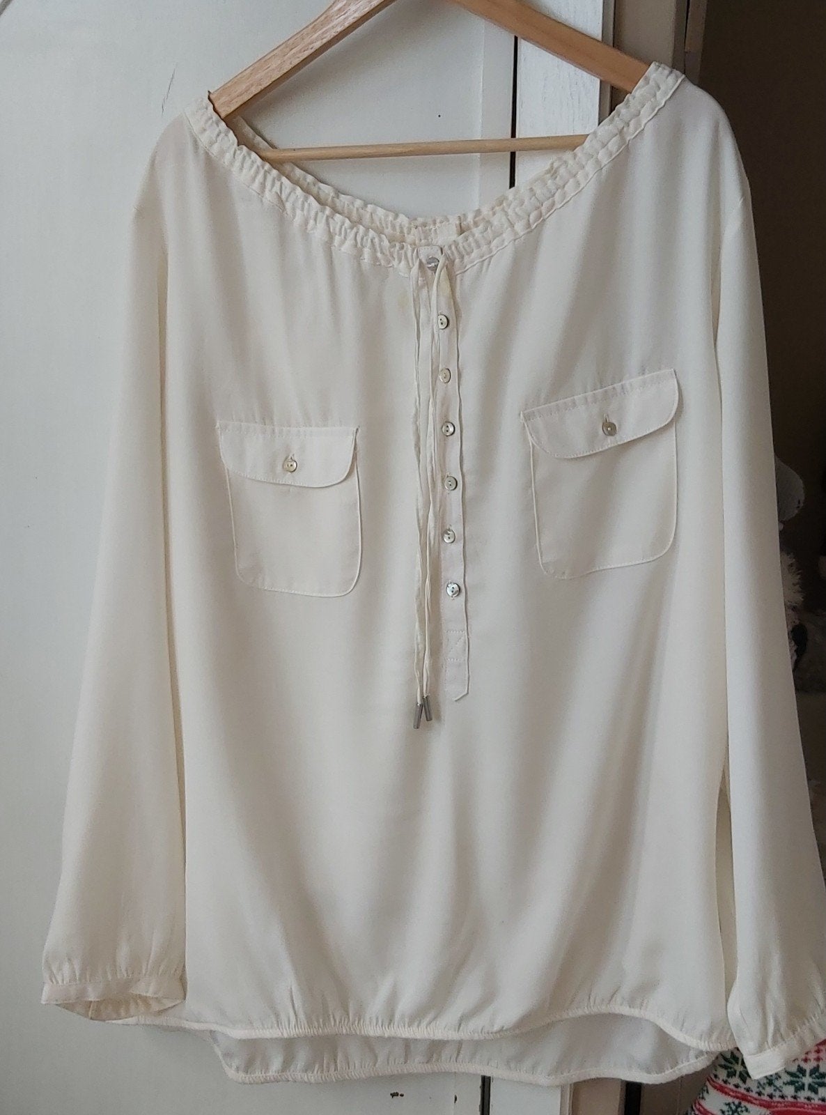 Prachtige blouse X.L M&S, M&S, Ophalen of Verzenden, Zo goed als nieuw, Blouse of Tuniek