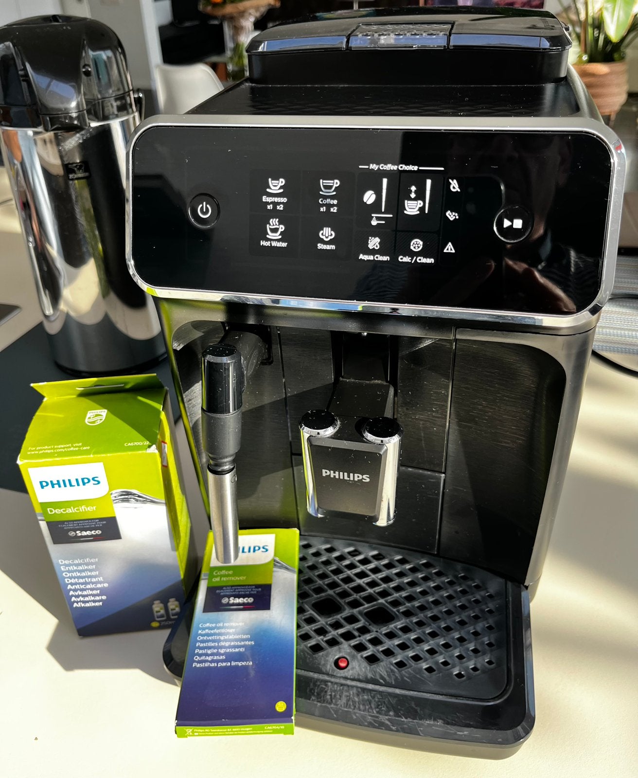 Philips koffiemachine type - EP 2220, Réservoir d'eau amovible, Combiné, Café en grains, Comme neuf