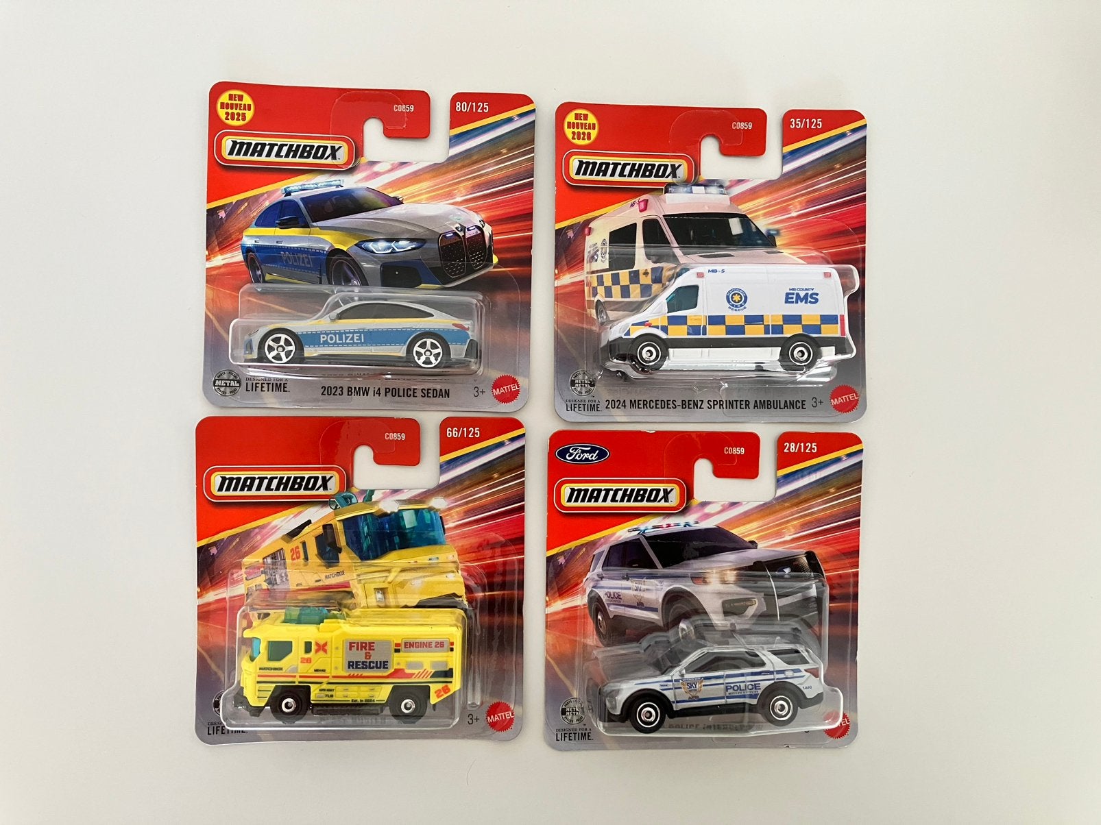Matchbox Politie, Brandweer & Ambulance collectie, Enlèvement ou Envoi, Neuf