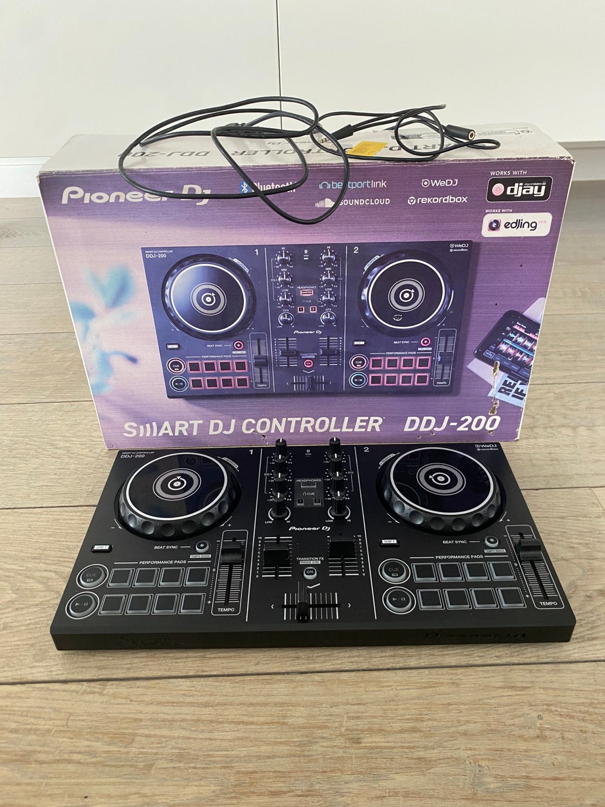 Pioneer DJ DDJ-200 Smart DJ Controller, Ophalen of Verzenden, Zo goed als nieuw, Pioneer
