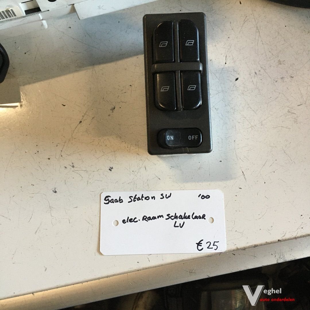 Saab Station 2000 Raamschakelaars linksvoor, -, Utilisé, -, -