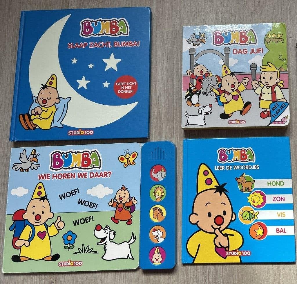 Set van 4 leuke Bumba boeken, Ophalen, Zo goed als nieuw, Jongen of Meisje, Voorleesboek