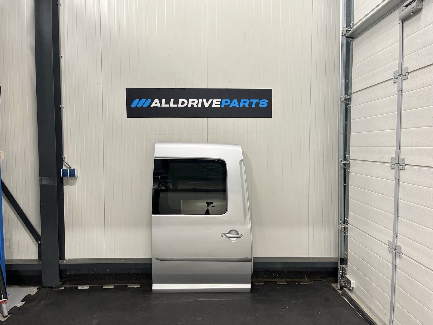 VW Caddy MAXI schuifdeur rechts LA7W grijs 2K5843108C, Auto-onderdelen, Carrosserie, Deur, Rechts, Gebruikt, Ophalen of Verzenden