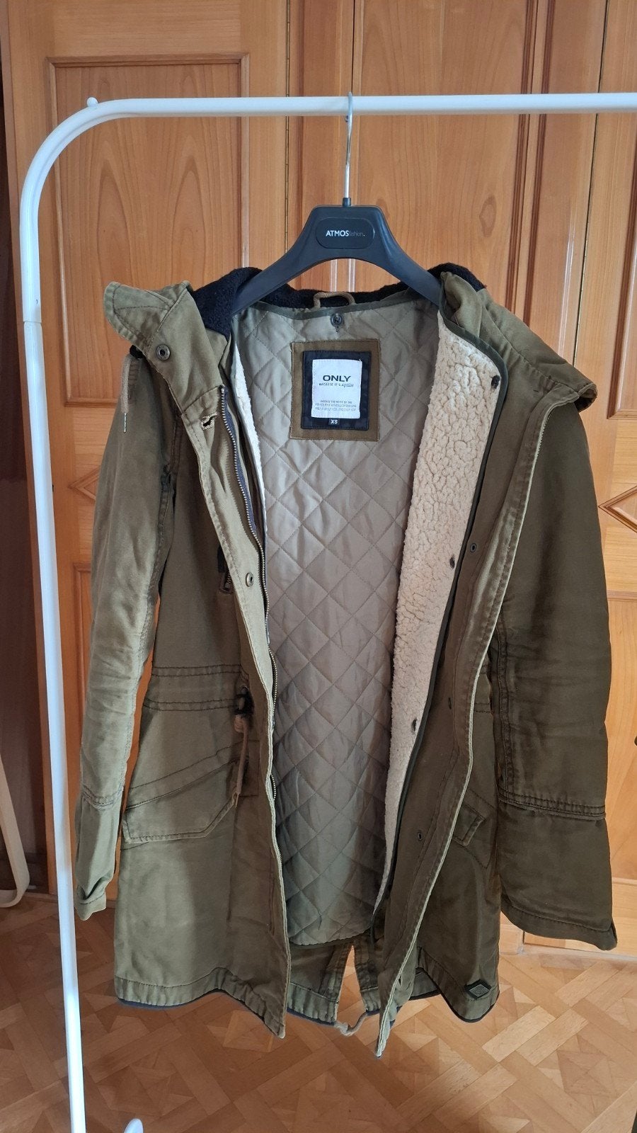 Only Winterjas XS, Only, Ophalen, Maat 34 (XS) of kleiner