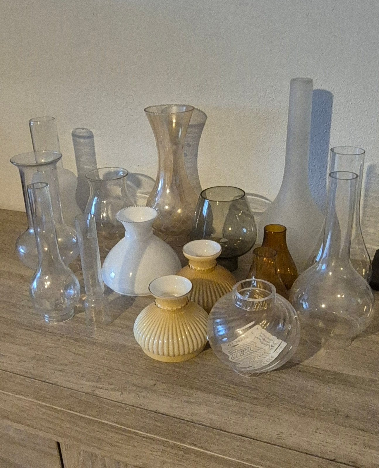 Antieke olie lampenkappen, Antiek en Kunst, Ophalen