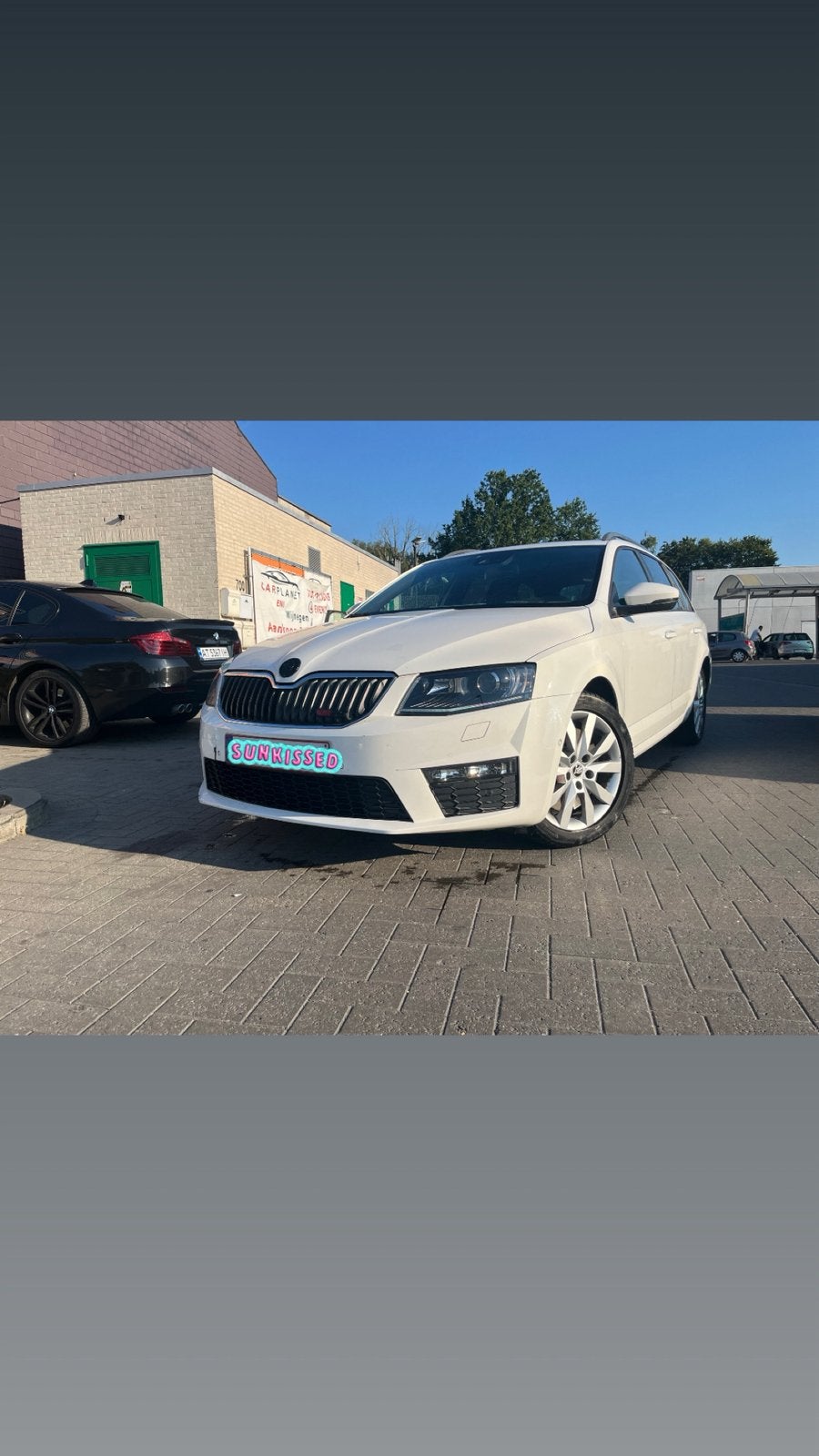Skoda Octavia RS 220pk Automaat + Carplay, Auto's, Automaat, Stof, 1984 cc, Wit