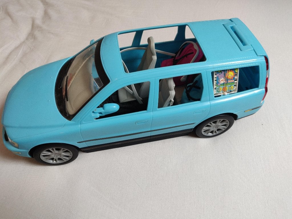 Barbie familiewagen, Ophalen, Gebruikt, Barbie