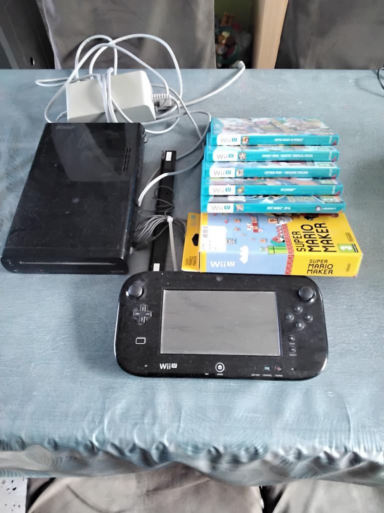WII U met 6 spelen, Ophalen