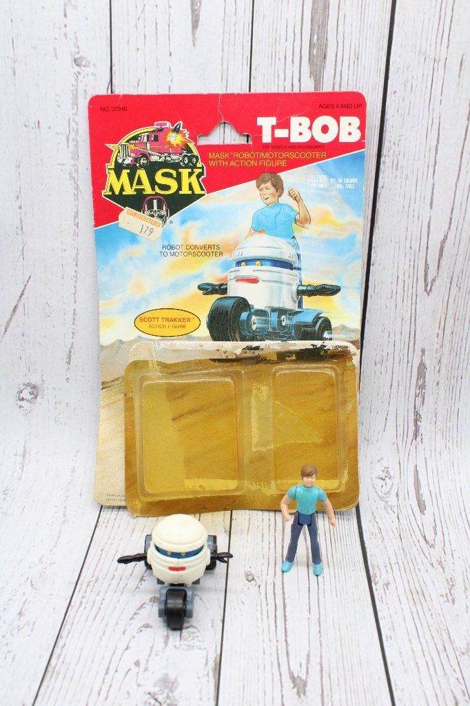 T-Bob & Scott Trakker en Card (Compleet) - M.A.S.K. - Kenner, Verzamelen, Ophalen of Verzenden, Gebruikt
