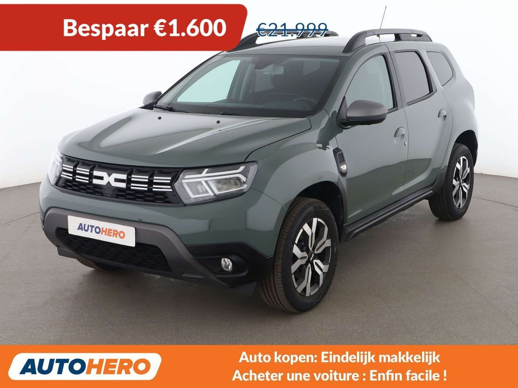 Dacia Duster 1.3 TCe Journey (bj 2023, automaat), Auto's, Dacia, Stof, Gebruikt, Lichtsensor, Duster