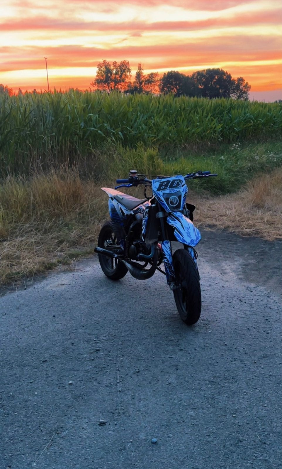 Sherco sm rs 50 met 80cc f2st, Fietsen en Brommers, Ophalen, 6 versnellingen, 80 cc, Klasse B (45 km/u)